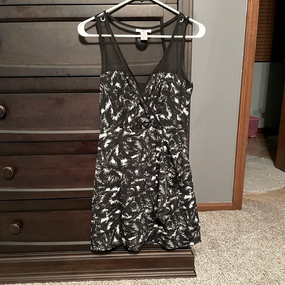 Bar lll black and white dress